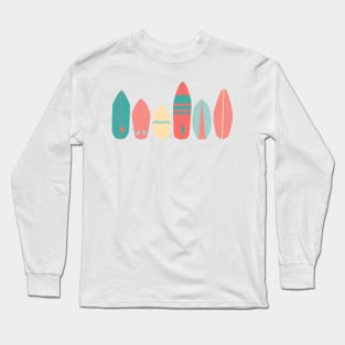 Retro Surfboards Long Sleeve T-Shirt